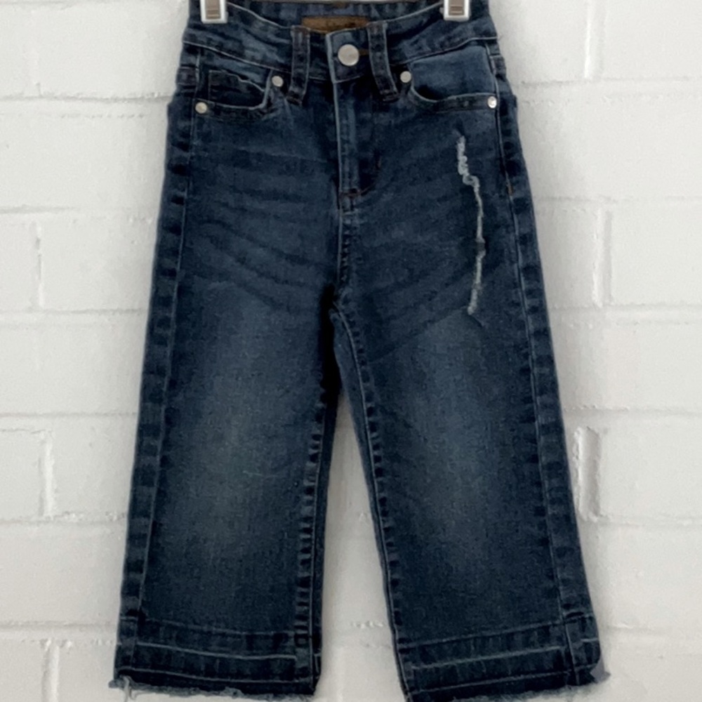 Joe's Classic Comfy Toddler Boy Wide-Leg Cropped Blue Jeans Denim Size 5